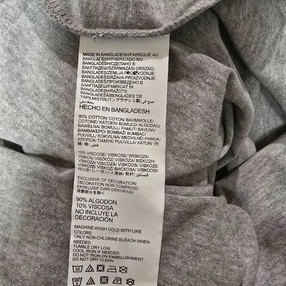 Virginia‎ Tech Men's Captivating Brand Cotton Blend T-Shirt Gray Size XL NWT